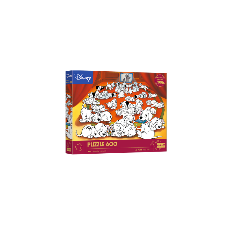 Puzzle 40th Anniversary Collection Disney : 101 Dalmatiens - 600 pièces Puzzle 40th Anniversary Collection Disney : 101 Dalmatiens - 600 pièces