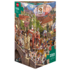 Puzzle - Boite triangulaire - Street Parade de Doro Göbel et Peter Knorr – 2000