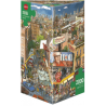Puzzle - Boite triangulaire - Superhero Movie – 2000 Pièces