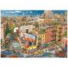 Puzzle - Boite triangulaire - Superhero Movie – 2000 Pièces