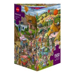 Puzzle - Boite triangulaire - Country Fair – 1500 Pièces