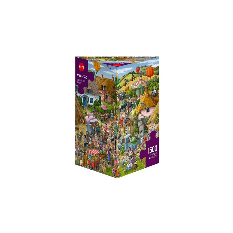 Puzzle - Boite triangulaire - Country Fair – 1500 Pièces