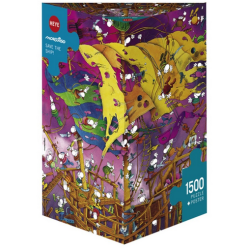 Puzzle - Boite triangulaire - Save The Ship ! – 1500 Pièces