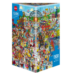 Puzzle - Boite triangulaire - Oktoberfest - 1500 Pièces