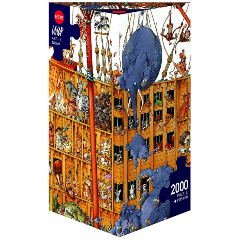 Puzzle - Boite triangulaire - L'arche de Noé – 2000