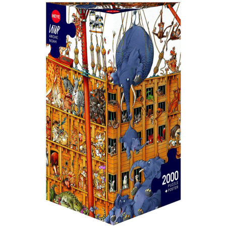 Puzzle - Boite triangulaire - L'arche de Noé – 2000