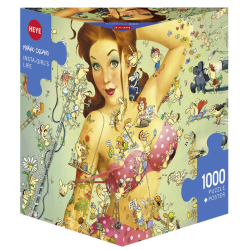 Puzzle - Boite triangulaire - Insta Girls Life – 1000 Pièces