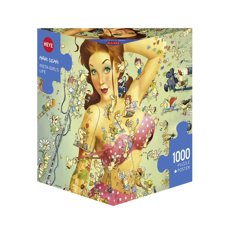 Puzzle - Boite triangulaire - Insta Girls Life – 1000 Pièces Puzzle - Boite triangulaire - Insta Girls Life – 1000 Pièces