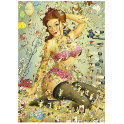 Puzzle - Boite triangulaire - Insta Girls Life – 1000 Pièces