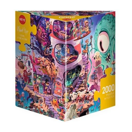 Puzzle - Boite triangulaire - Manuel Kilger : Regarde, un Phare – 2000