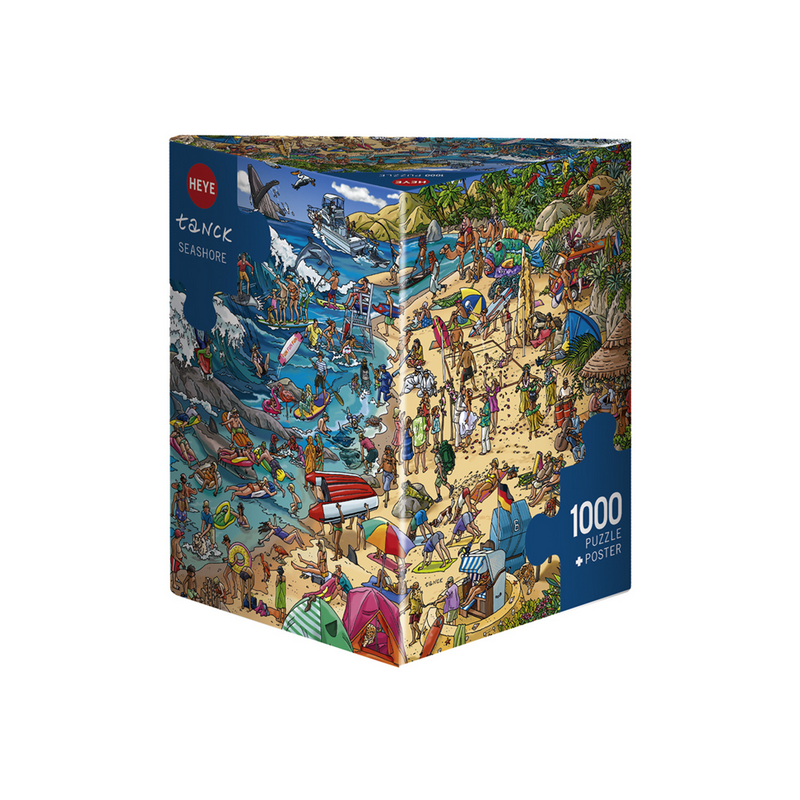 Puzzle - Boite triangulaire - Tanck : Seashore – 1000 Pièces Puzzle - Boite triangulaire - Tanck : Seashore – 1000 Pièces
