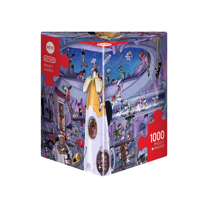 Puzzle - Boite triangulaire - Oesterle : Rocket Lauch – 1000 Pièces Puzzle - Boite triangulaire - Oesterle : Rocket Lauch – 1000 Pièces