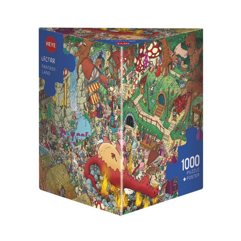 Puzzle - Boite triangulaire - Lectrr : Fantasylan – 1000 Pièces Puzzle - Boite triangulaire - Lectrr : Fantasylan – 1000 Pièces