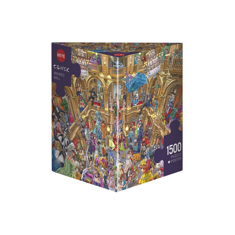 Puzzle - Boite triangulaire - Tanck : Masked Ball – 1500 Pièces Puzzle - Boite triangulaire - Tanck : Masked Ball – 1500 Pièces