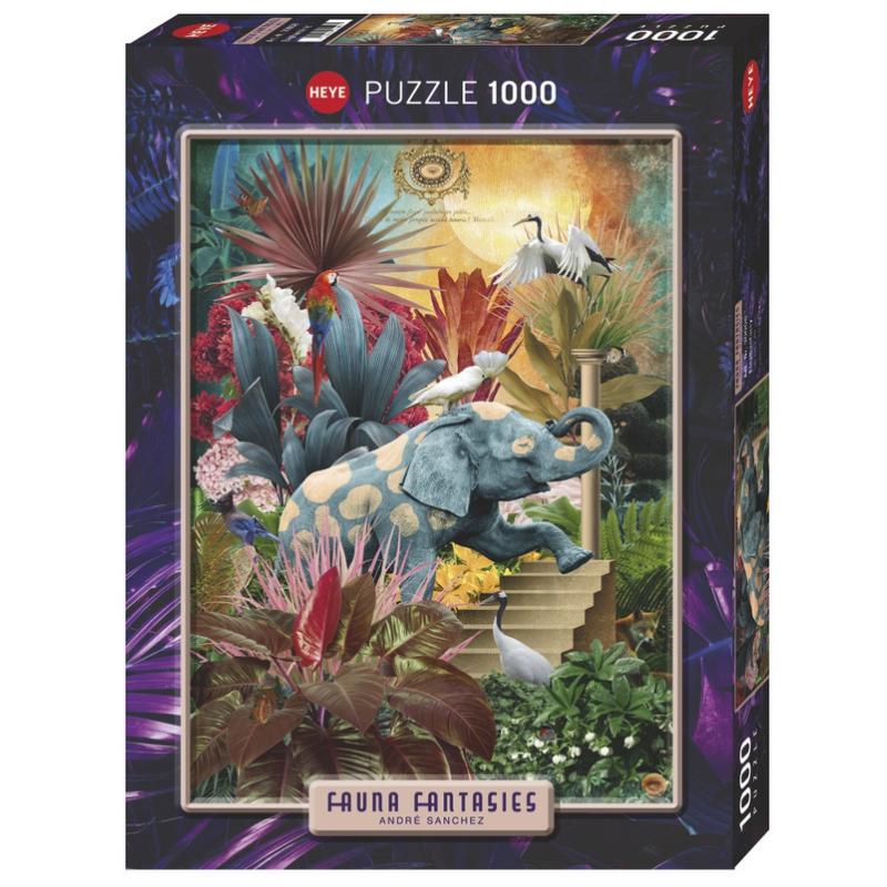 Puzzle - Fauna Fantasies Elephantaisy - 1000 Pièces Puzzle - Fauna Fantasies Elephantaisy - 1000 Pièces
