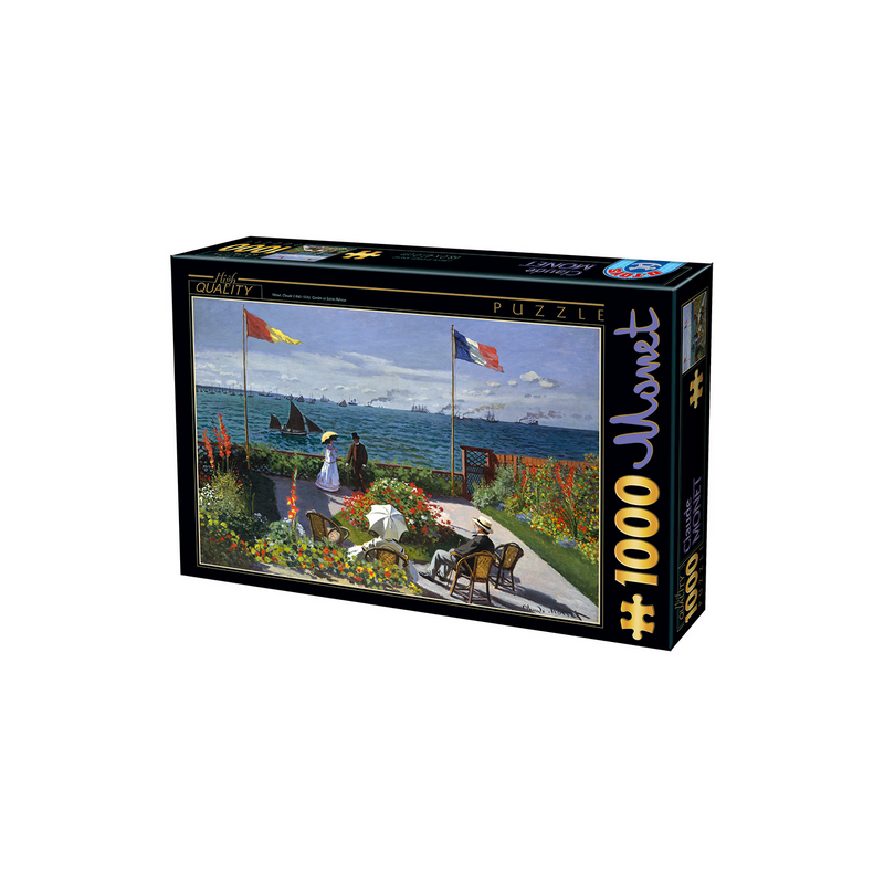 Puzzle - Claude Monet : Terrasse à Sainte-Adresse - 1000 Pièces Puzzle - Claude Monet : Terrasse à Sainte-Adresse - 1000 Pièces
