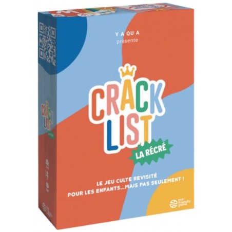 Jeux de Société - Crack  List - La Récré