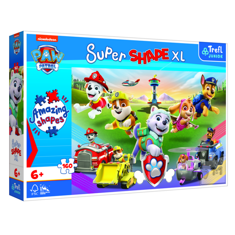 Puzzle Trefl : Pat' Patrouille - Pièces XXL - 160 Pièces Puzzle Trefl : Pat' Patrouille - Pièces XXL - 160 Pièces