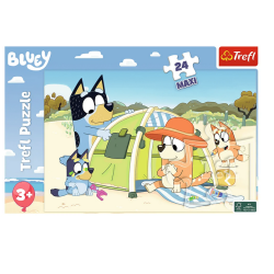 Puzzle Trefl -  Puzzle Bluey's Great Day - 24 maxi pièces