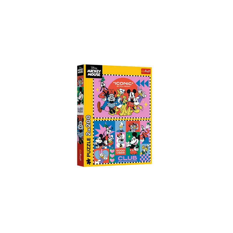 Puzzle Trefl : Mickey avec ses amis - 2 x 200 Pièces Puzzle Trefl : Mickey avec ses amis - 2 x 200 Pièces