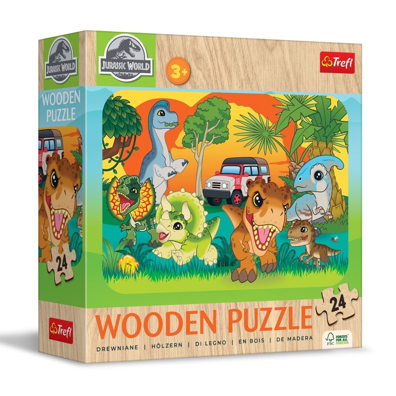 Puzzle Trefl Bois - Jurassic World Kids - 24 pièces Puzzle Trefl Bois - Jurassic World Kids - 24 pièces