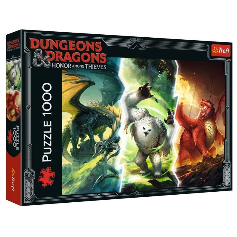 Puzzle Trefl - Donjons et Dragons - Monstres Légendaires - 1000 Pièces Puzzle Trefl - Donjons et Dragons - Monstres Légendaires - 1000 Pièces