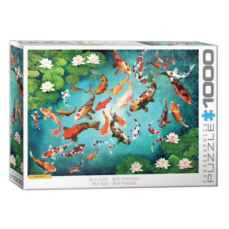 Puzzle Eurographics Fine Art - Guido Boreli : Poisson Koï - 1000 Pièces