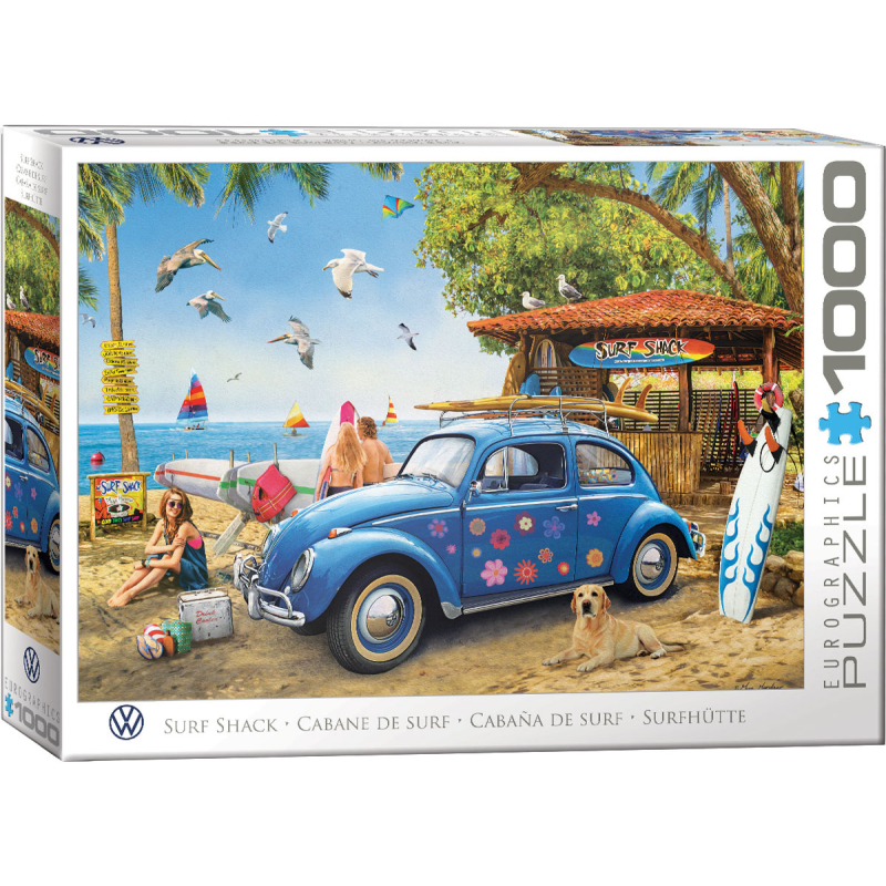 Puzzle Eurographics - Cabane de Surf - 1000 pièces Puzzle Eurographics - Cabane de Surf - 1000 pièces
