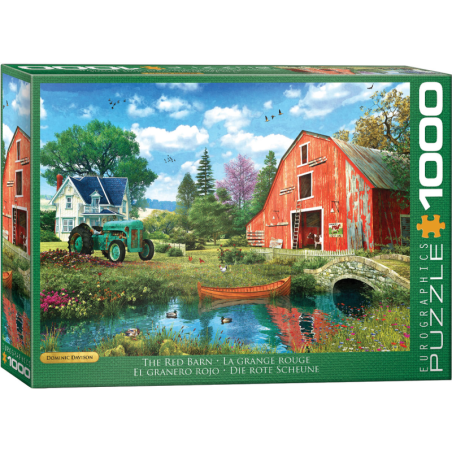 Puzzle Eurographics - La grange rouge - 1000 pièces