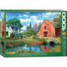 Puzzle Eurographics - La grange rouge - 1000 pièces