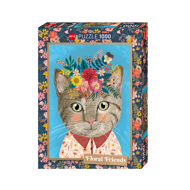 Puzzle Heye - Mia Charro : Jolie Féline - 1000 pièces Puzzle Heye - Mia Charro : Jolie Féline - 1000 pièces