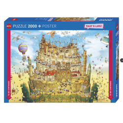 Puzzle Heye - Marino Degano : Thats Life High above - 2000 Pièces