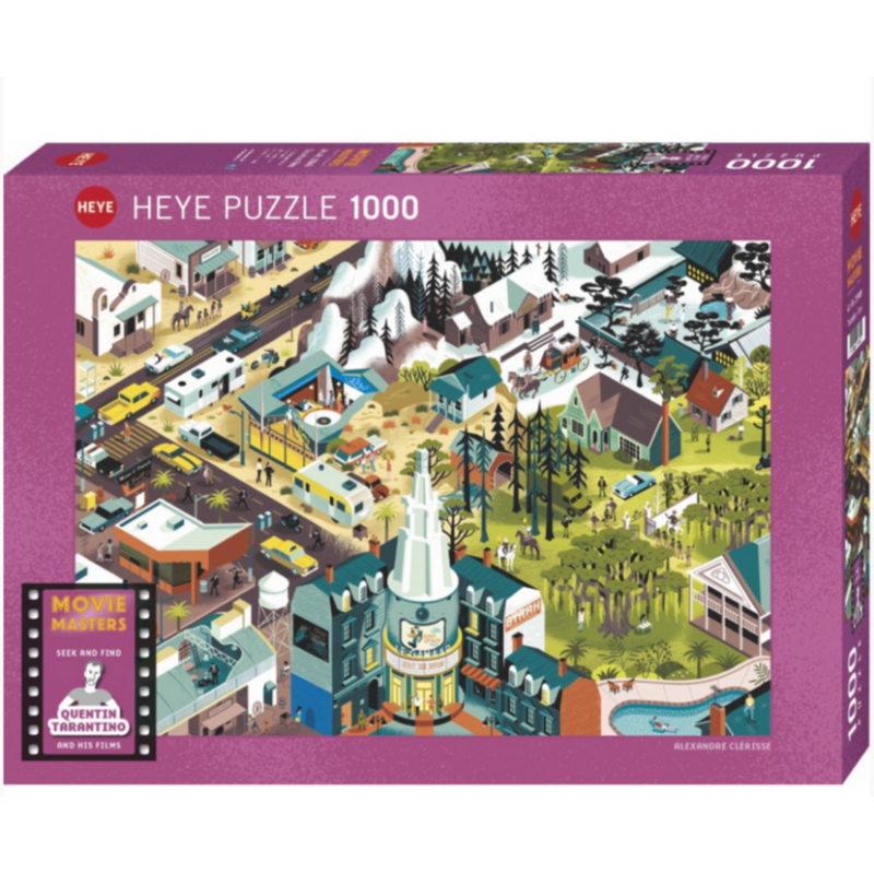 Puzzle Heye : Quentin Tarantino Films de Alexandre Clérisse - 1000 P Puzzle Heye : Quentin Tarantino Films de Alexandre Clérisse - 1000 P