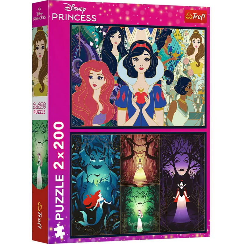 Puzzle Trefl - 2 Puzzles - Disney : Princesses Charmantes - 2x200 pièces Puzzle Trefl - 2 Puzzles - Disney : Princesses Charmantes - 2x200 pièces