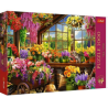 Puzzle Trefl Premium Plus - Tea Time : Préparation du printemps - 1000 pièces