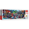 Puzzle Trefl - Panorama : Disney Marvel - 1000 Pièces