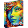 Puzzle Enjoy Puzzle : Painted Lady - 1000 Pièces