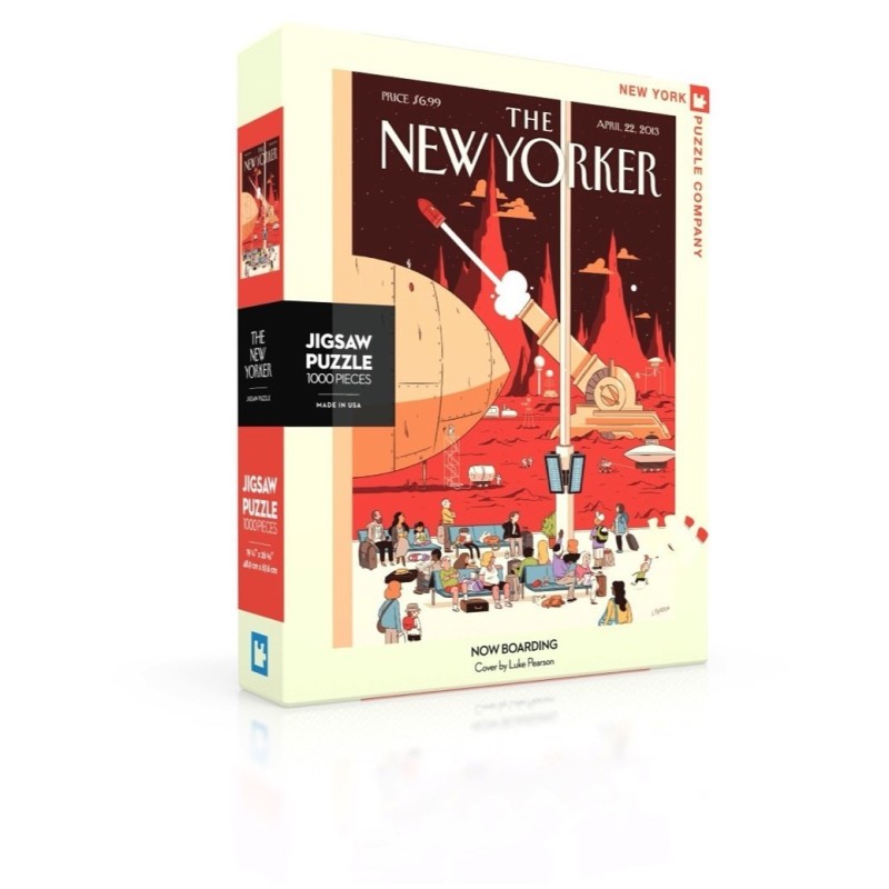 Puzzle New York Puzzle Company - Now Boarding : Luke Pearson - 1000 Pièces Puzzle New York Puzzle Company - Now Boarding : Luke Pearson - 1000 Pièces