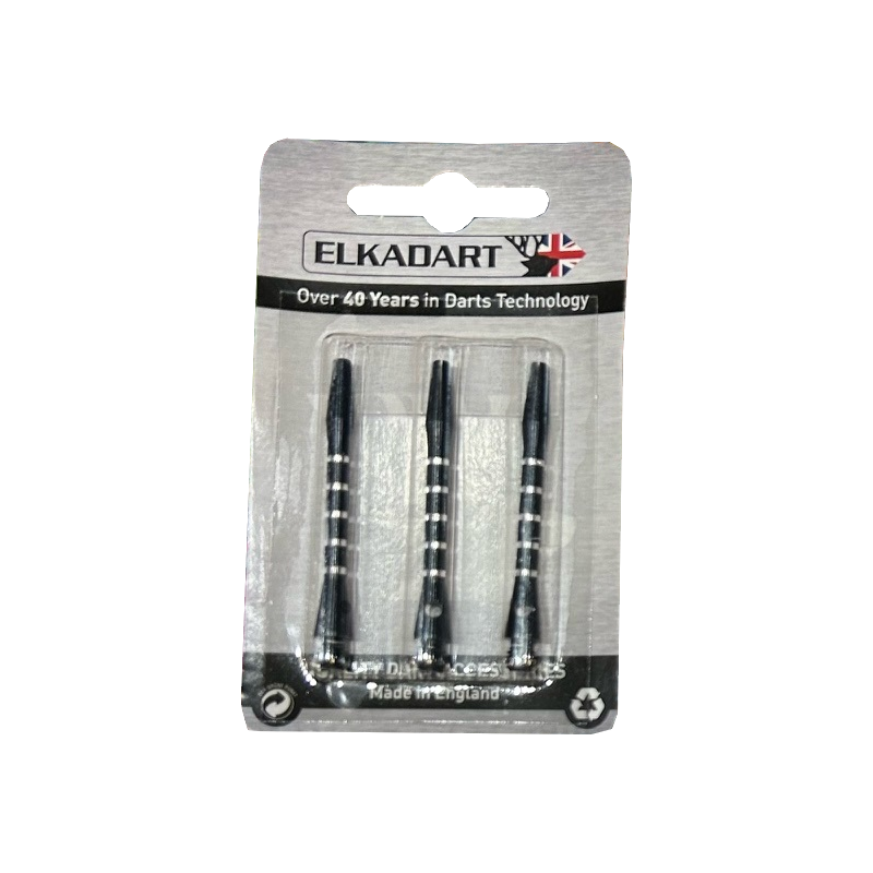 Embouts Fléchettes Alu Couleur Uni : Noir Embouts Fléchettes Alu Couleur Uni : Noir