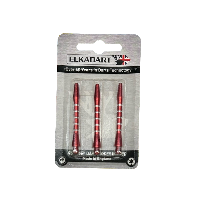 Embouts Fléchettes Alu Couleur Uni : Rouge Embouts Fléchettes Alu Couleur Uni : Rouge