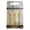 Embouts Fléchettes Alu Couleur Uni : Jaune