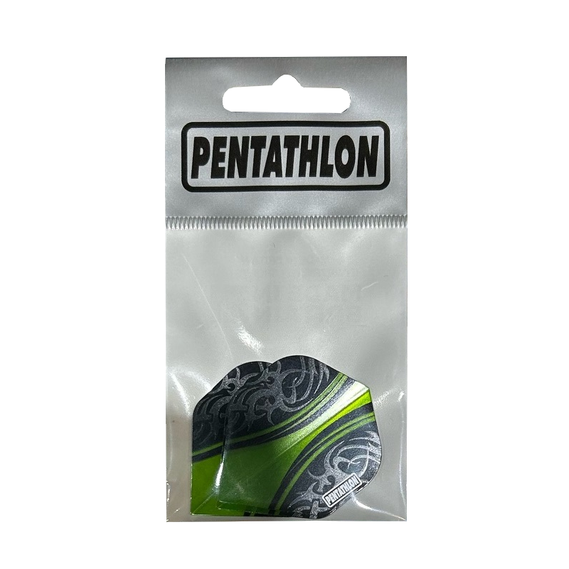 Ailettes Pentathlon Flights Standard : Vert Ailettes Pentathlon Flights Standard : Vert