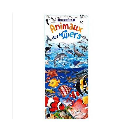 Livre Dépliant - Animaux des mers