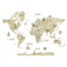 Puzzle en Bois : Carte du Monde 2D - Taille M