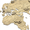 Puzzle en Bois : Carte du Monde 2D - Taille M