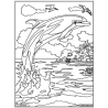 Ludocolor : Tableau velours - Le Dauphin