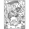 Ludocolor : Tableau velours - La Licorne