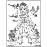 Ludocolor : Tableau velours - La Princesse
