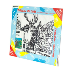 Ludocolor : Tableau velours - Le Cerf