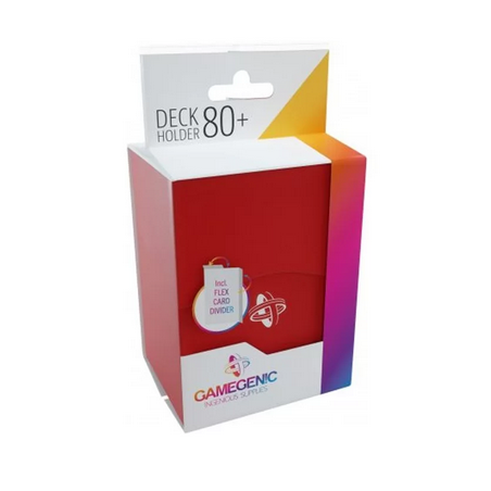 Gamegenic Deck Box Boite de rangement case 80+ Standard - Rouge